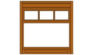 HO DPM Street Level Wall 20th Century Storefront Window