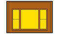 HO DPM 1-Story  Wall 20th Century Windows