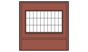HO DPM Dock Level Wall Steel Sash Windows