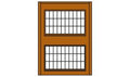 HO DPM 2-Story Wall Steel Sash Windows