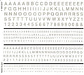RR Gothic Letters/white Dry Transfer
