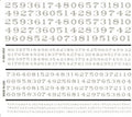RR Roman Numbers/white Dry Transfer