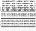 RR Gothic Numbers/black Dry Transfer
