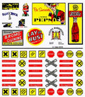 HO Road  Product & Burmashave Signs Dry Transfer Dry Transfe