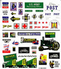Assorted Logos & Ad Signs Dry Transfer Dry Transfer