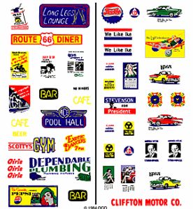 1950's Signs & Posters Dry Transfer Dry Transfer