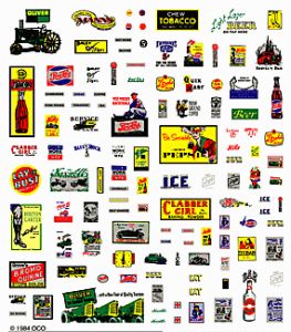 Mini Product Logos Dry Transfer