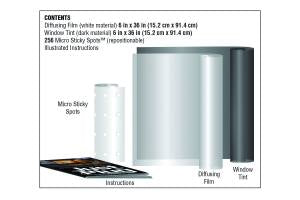 Just Plug Light Diffusing Window Film