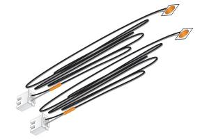 Just Plug Orange Stick-on LED Lights