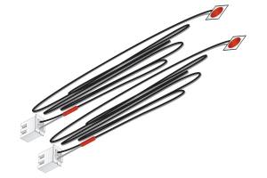 Just Plug Red Stick-on LED Lights