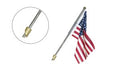 Small US Flag  Wall Mount