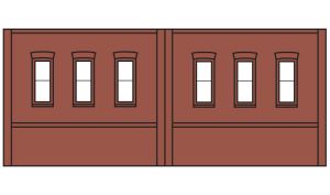 N DPM Dock Level Wall Windows