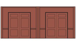 N DPM Street Level Wall Freight Doors