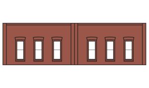 N DPM 1-Story Wall Windows