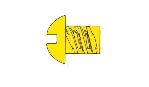 2-56 1/2''Round Head Screw/5pk