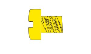 2-56 1/4''Fillister Head Screw/5pk