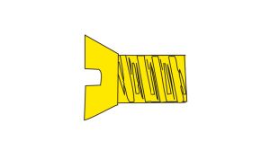 2-56 3/'8''Flat Head Screw/5pk