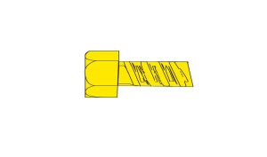 00-90 3/8''Hex Head Screw/5pk