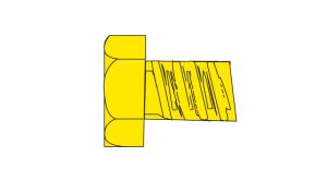 2-56 1/4''Hex Head Screw/5pk
