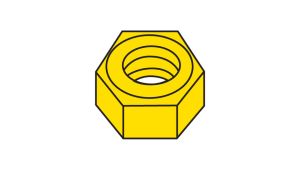 0-80 Hex Nuts/5pk