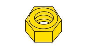 1-72 Hex Nuts/5pk