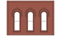 O Arched Window Wall