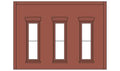 O DPM Rectangular Window Wall
