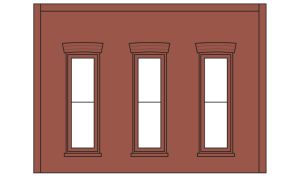 O DPM Rectangular Window Wall