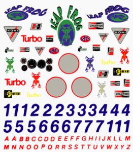 Dry Transfer/Sponsers & Numbers