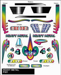 Stick on Decal/Heavy Metal