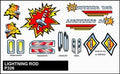 Stick on Decal/Lightning Rod