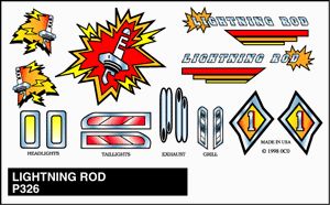 Stick on Decal/Lightning Rod