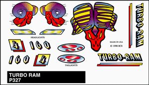 Stick on Decal/Turbo Ram