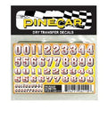 Dry Transfer/Beveled Numbers