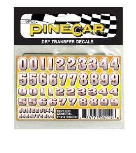 Dry Transfer/Beveled Numbers