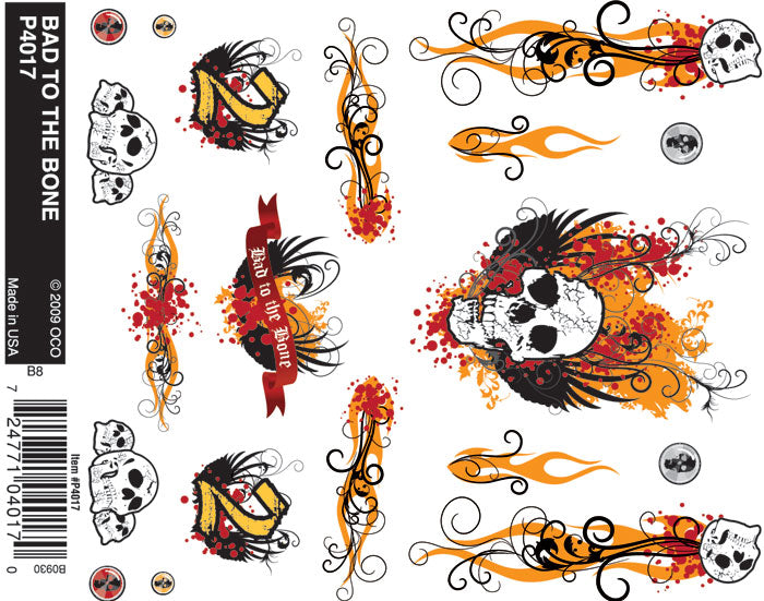 Bad To The Bone Dry Transfer