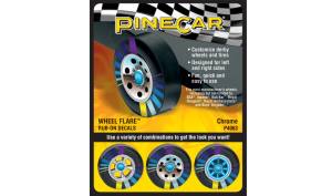 Chrome Wheel Flare 4'' X 2 .5''