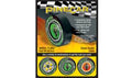 Green Snake Wheel Flare 4'' X 2 .5''