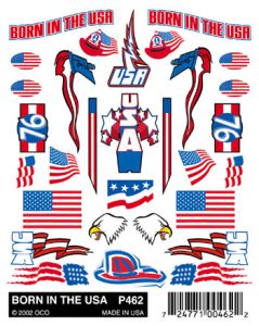Stick-On Decal/Born in the USA