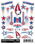 Stick-On Decal/Stars & Stripes