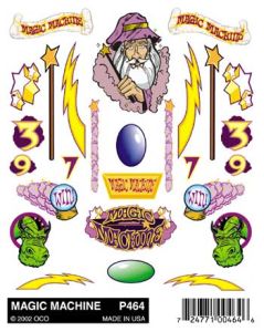 Stick-On Decal/Magic Machine