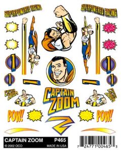 Stick-On Decal/Captain Zoom