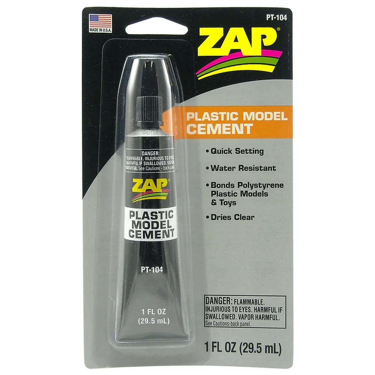 Zap Plastic Model Cement 1 Oz